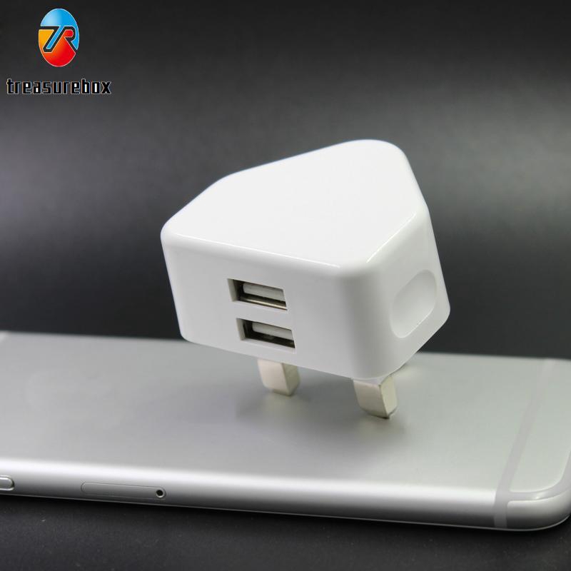 Ổ Cắm Sạc Nhanh 2 Cổng Usb 5v / 2.1a