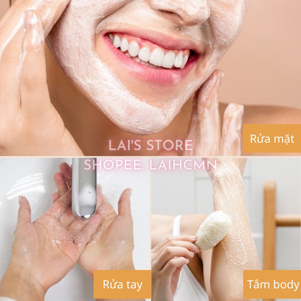 Xà Phòng Handmade Bioaqua  Tinh Dầu Thiên Nhiên Giúp Làm Sạch Lỗ Chân Lông, Trắng Da, Kiểm soát dầu, Ngăn ngừa mụn