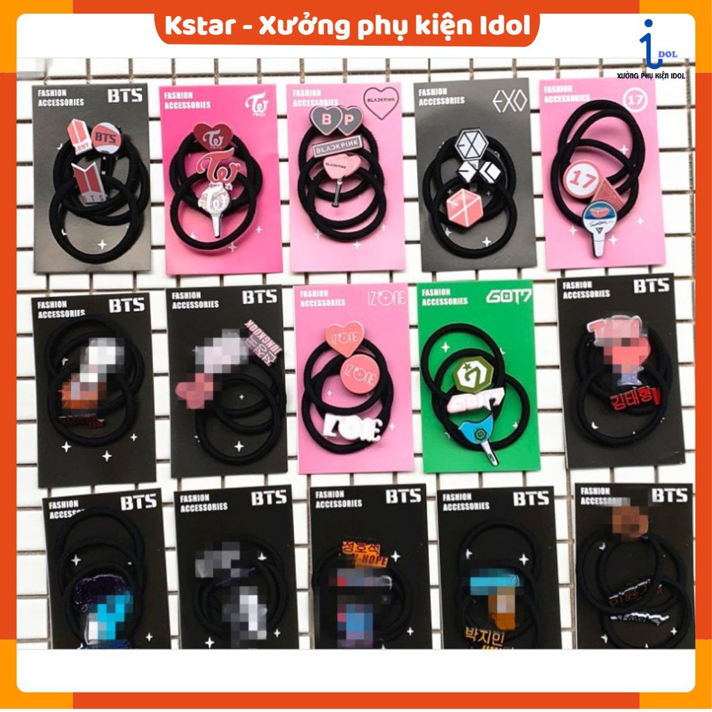Combo 3 cột tóc KPOP ( 3 mẫu khác nhau)