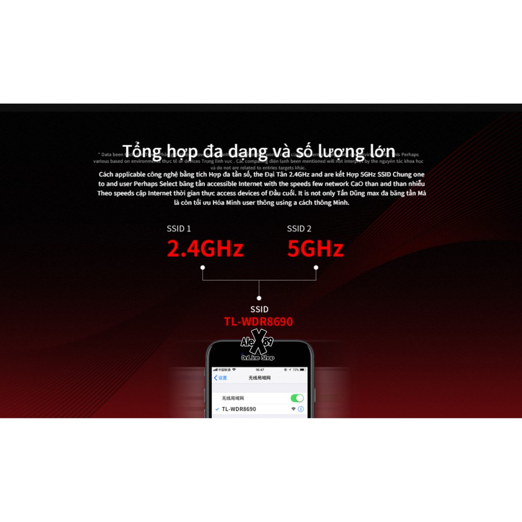 [MESH VERSION] TP-Link 2600M WDR8690 Thiết Bị Phát Wifi 8 Râu 150m2 1 thiết bị- BH 12T | BigBuy360 - bigbuy360.vn