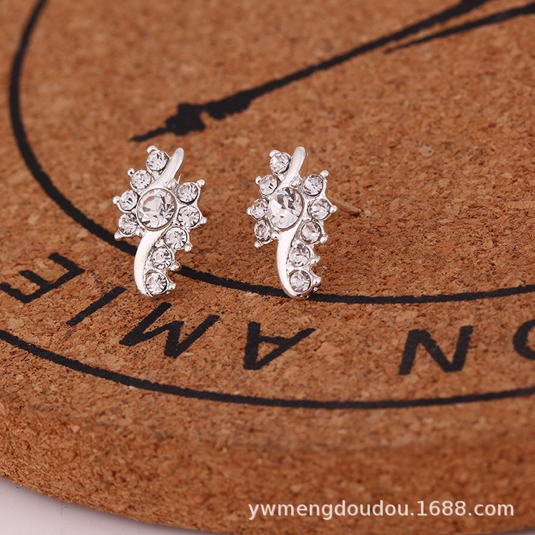 Bông tai Bạc 925 nữ . khuyên tai hàn quốc tre trung