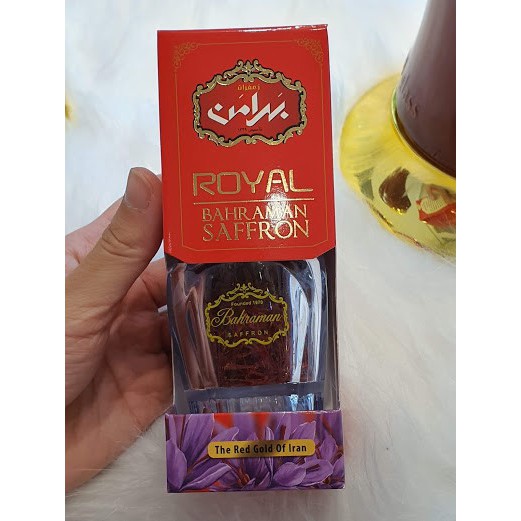 [Tây Á]Saffron nhụy hoa nghệ tây chính hãng Bahraman Tây Á loại Super negin - Cam kết hàng chính hãng - Có check barcode