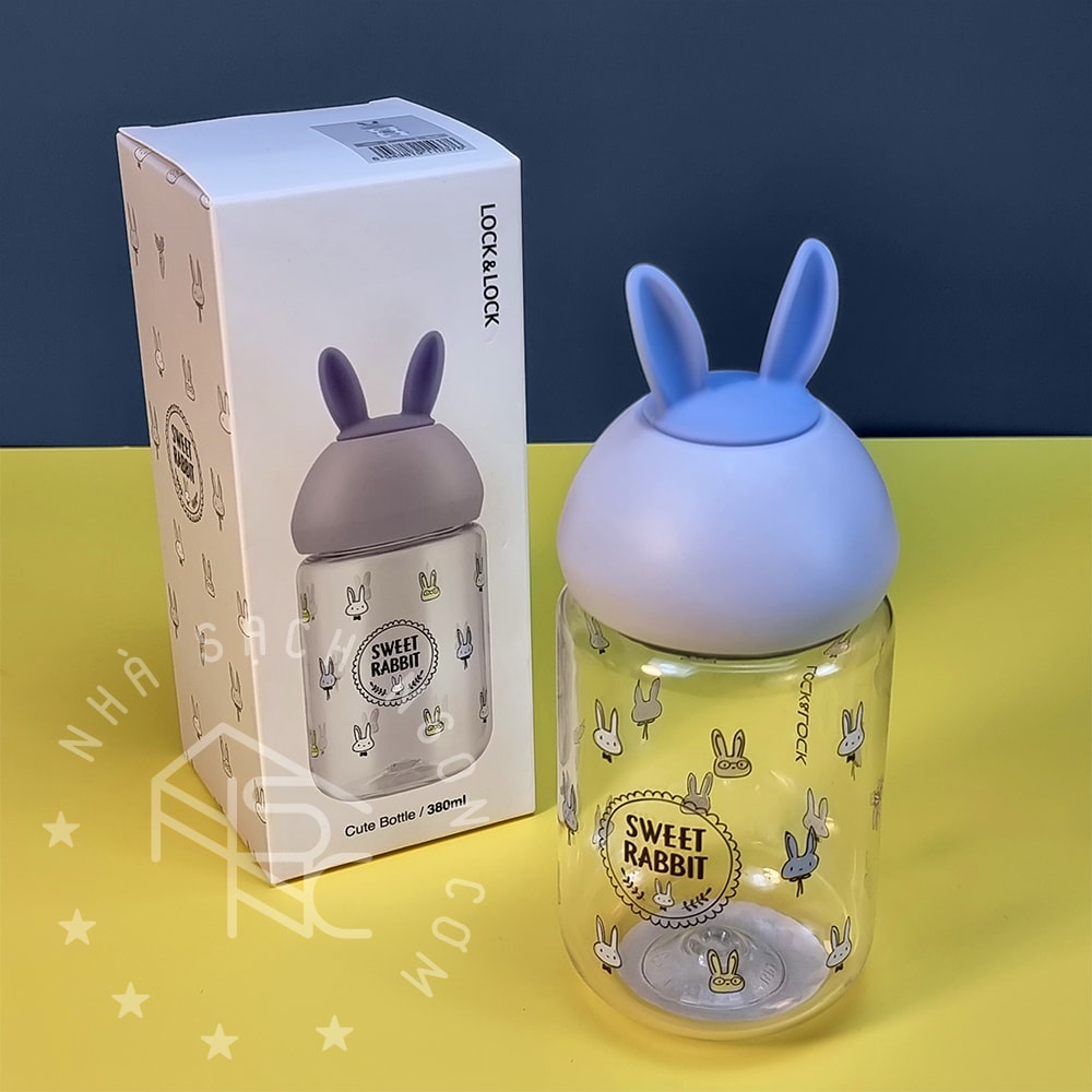 Bình nước trẻ em Lock&amp;Lock Cute Bottle 380ml ABF652