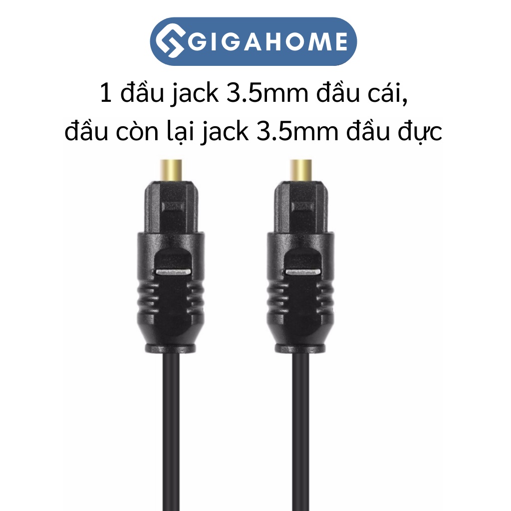 Dây Cáp Âm Thanh Mở Rộng Kết Nối 2 Đầu Cho Chất Lượng Âm Thanh Tốt GIGAHOME 1m 7131