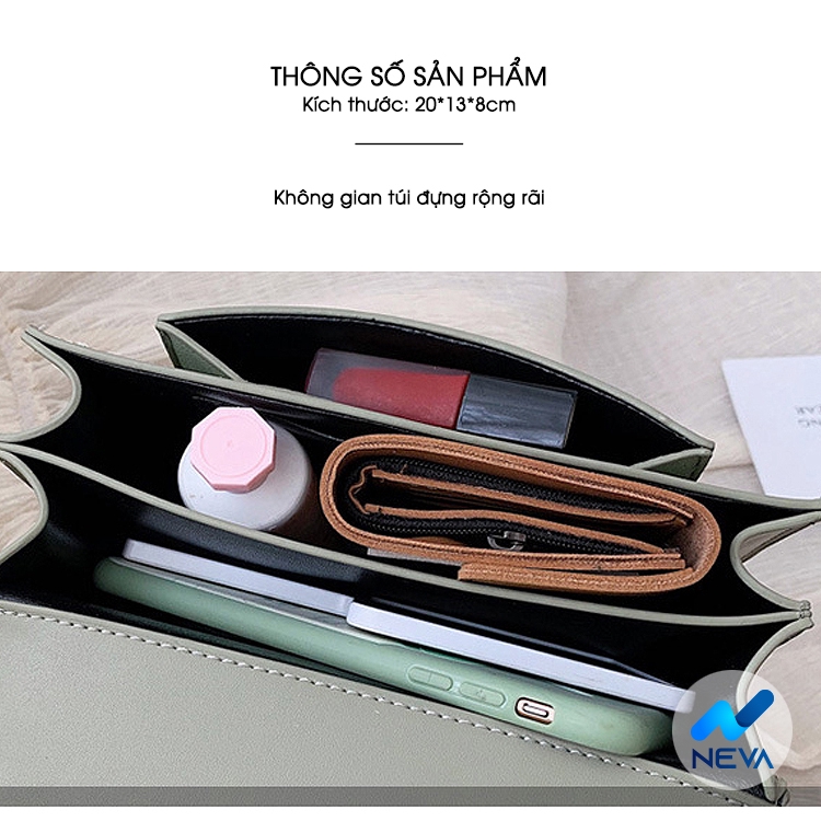 (Hàng Mới) Túi đeo chéo Vintage da cao cấp NEVA742 | BigBuy360 - bigbuy360.vn