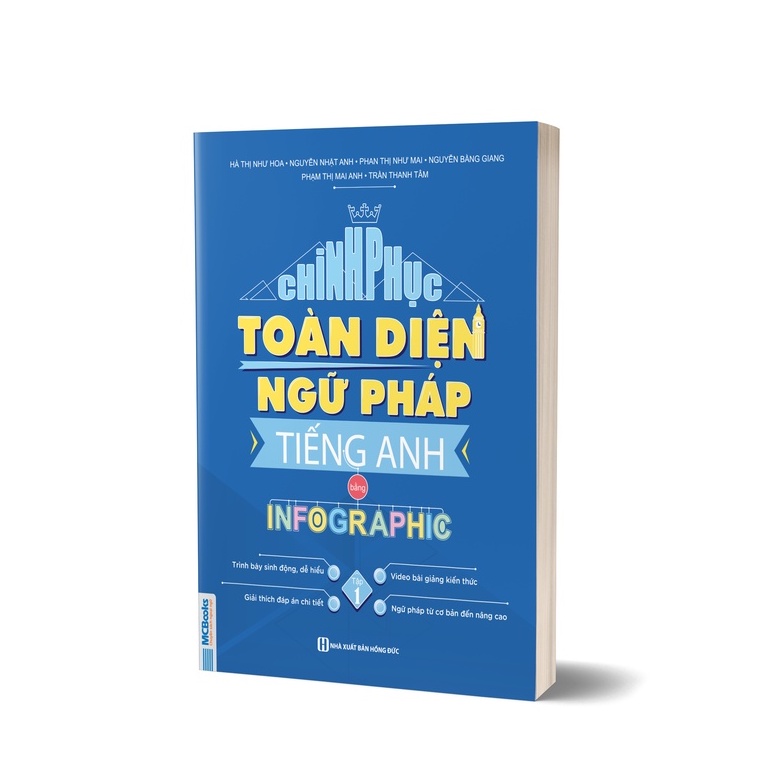 Sách - Chinh phục toàn diện Ngữ pháp tiếng Anh bằng Infographic - Tập 1