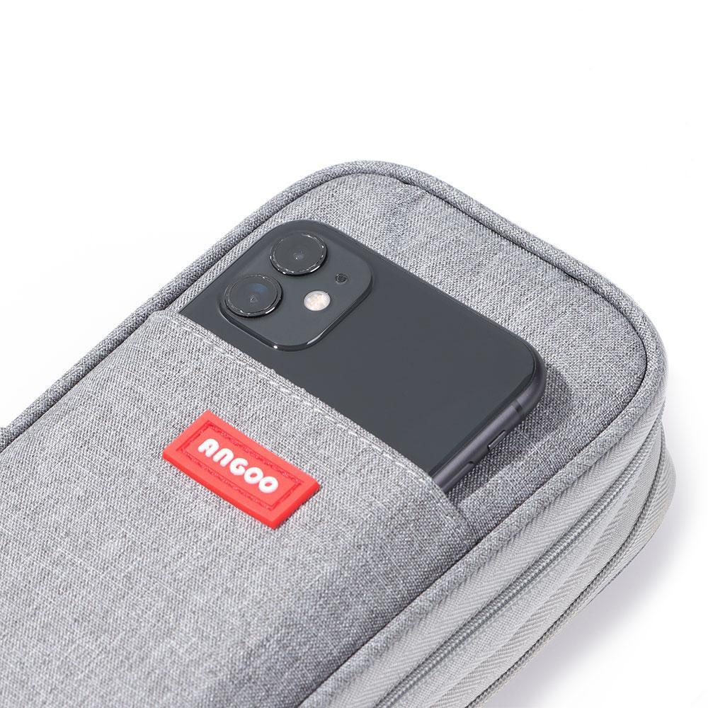 Túi Đựng Bút Bằng Vải Canvas Có Khóa Kéo Tiện Dụng