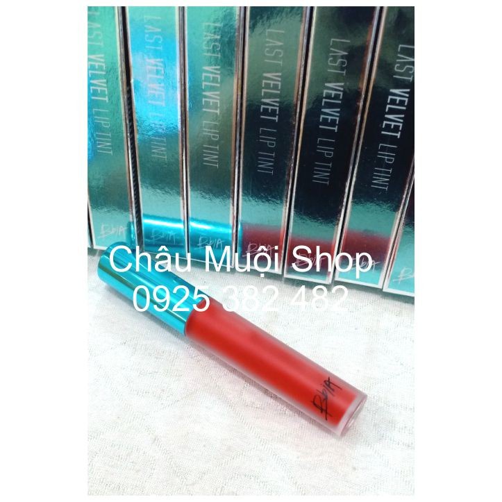 Son Kem Lì BIBIA Last Velvet Lip Tint- Màu 02 - Extra  Bounce – Đỏ Cam