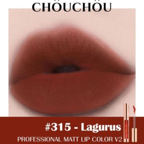 ✅ (HÀNG CHUẨN AUTHENTIC) SON KEM LÌ CHOU CHOU PROFESSIONAL MATT LIP COLOR V2