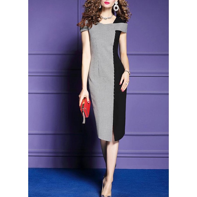 GOTI - Đầm  Dự Tiệc Trung Niên Cao Cấp Sang Trọng Tặng Mẹ 3043