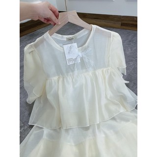 VÁY LỤA TƠ BÈO 2 TẦNG