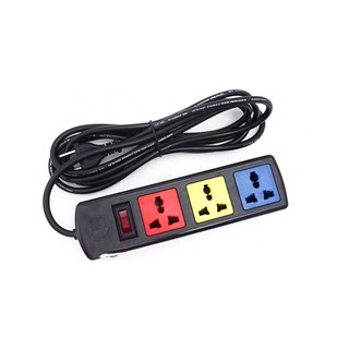 Ổ cắm kéo dài đa năng LiOA 3 ổ cắm có giá đỡ (3D12NG-3D12WNG) (1m)