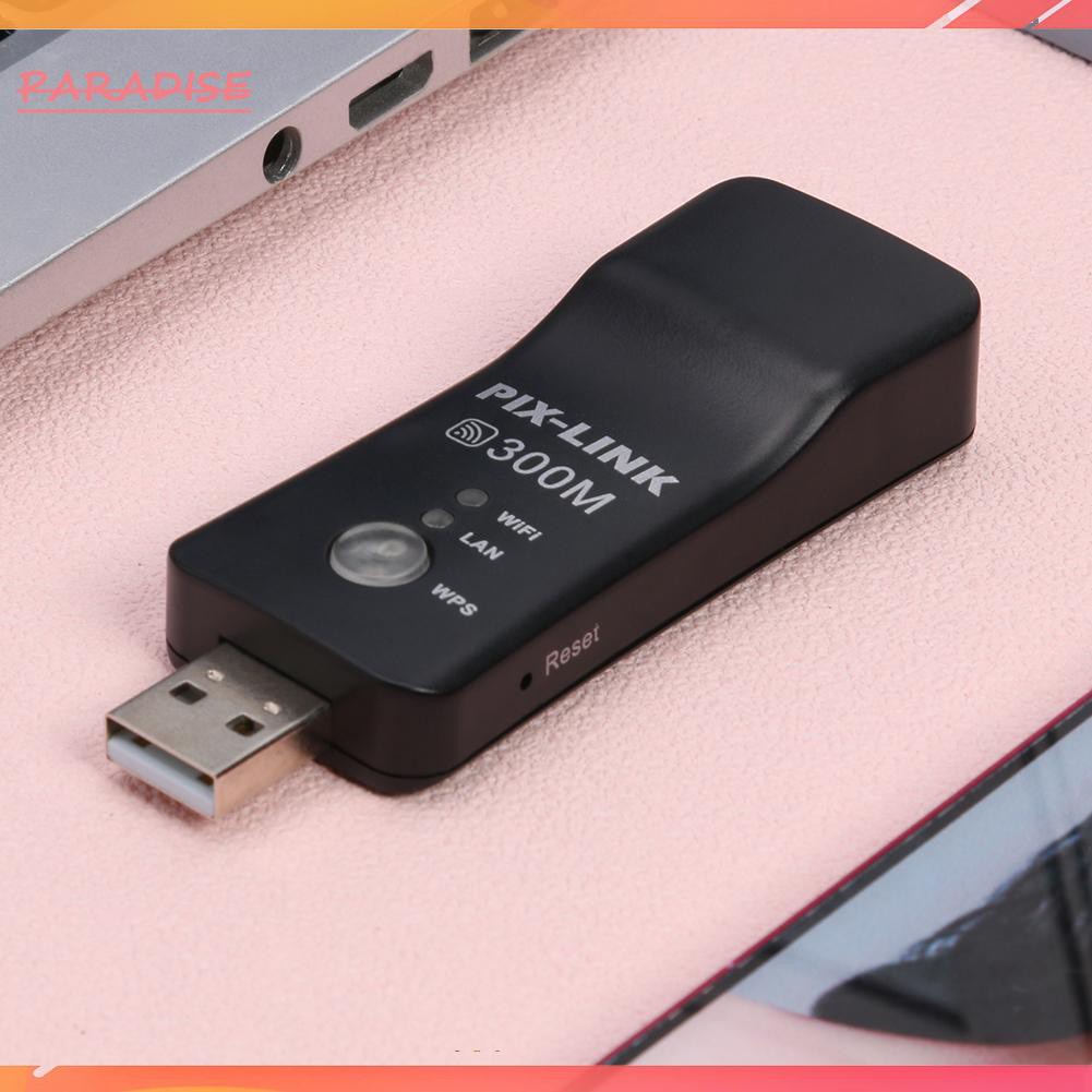 Thiết Bị Thu Sóng Wifi Không Dây Cổng Usb Tv 300mbps Rj45 Wps | BigBuy360 - bigbuy360.vn