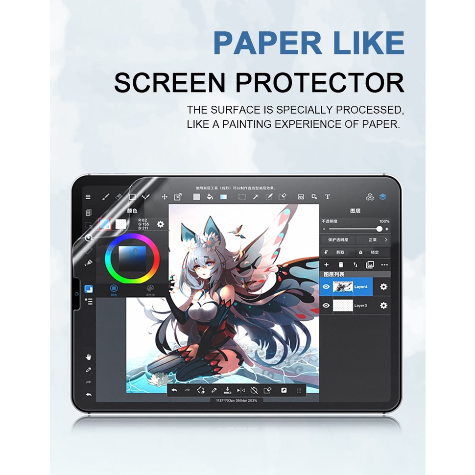 Màng Bảo Vệ Màn Hình Máy Tính Bảng Cho Ipad Pro 11 12.9 2021 Air5 2022 5th 6th Gen 9.7 7th 8th 9th 10.2 Air3 10.5 Mini5 Air4 4th 10.9 2020 2018