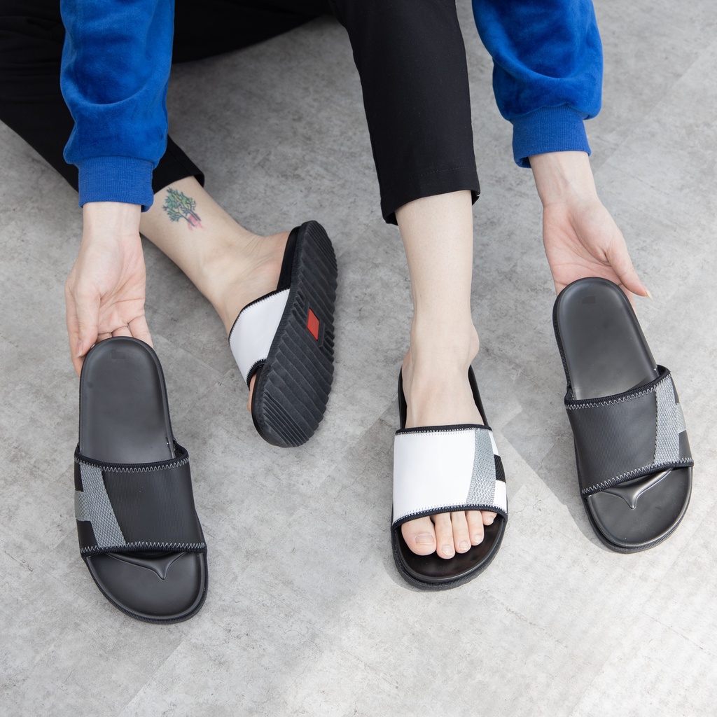 Dép MWC 7693 - Dép Nam Quai Ngang Basic Đế Bệt Phong Cách,Dép Quai Ngang Nam Đẹp,Siêu Hot Trend, Mẫu Mới, Giá Tốt