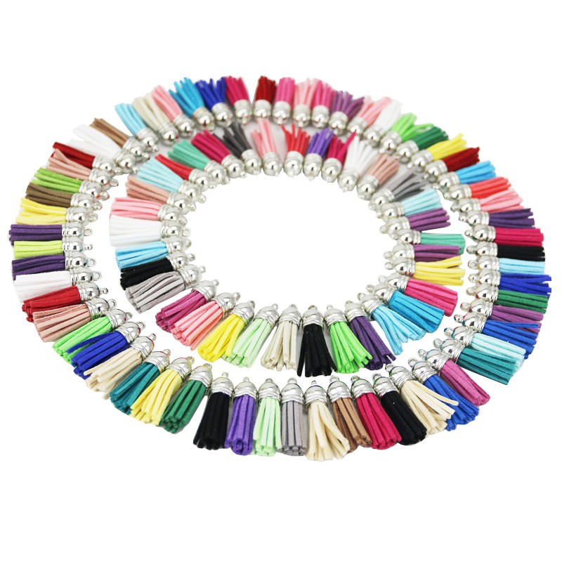 Set 100 Mặt Vòng cổ Thủ Công Phối Tua Rua Xinh Xắn