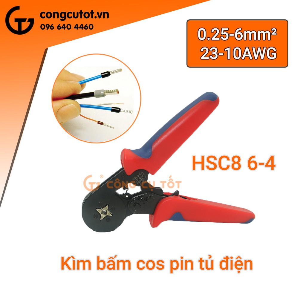 Kìm bấm cos pin tủ điện