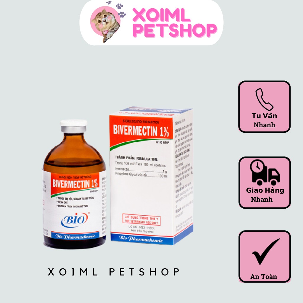 BIVERMECTIN 1% (Loại 10ml)