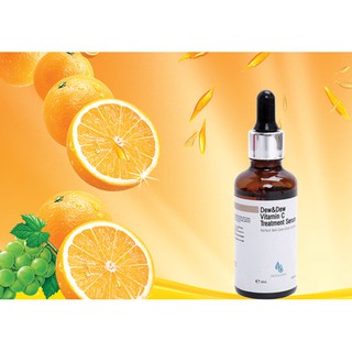 [CHÍNH HÃNG 100% ]Tinh chất trắng da vitamin c DEW&DEW VITAMIN C TREATMENT AMPOULE 50ML
