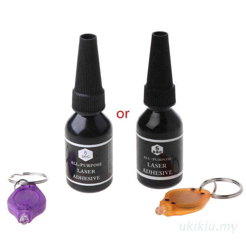 UKI  5 Second Fix UV Light Glue 15ml with UV Lamp Strong Bonding For Ceramic Glass