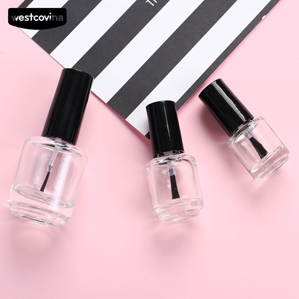 Lọ Thủy Tinh Rỗng Đựng Sơn Móng Tay Dung Tích 5 / 7.5 / 10ml