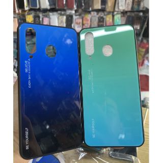 Ốp Samsung A9pro 2019 /A8S dẻo đen lưng kính màu