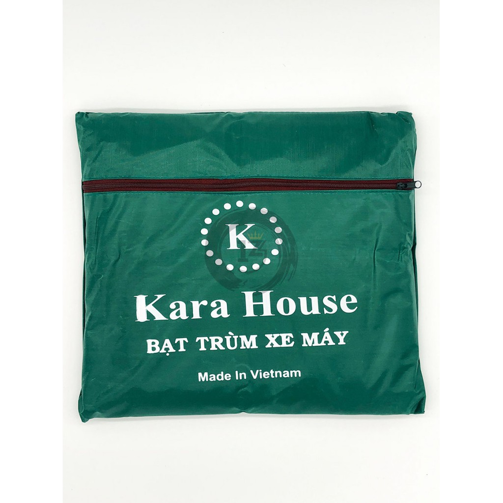Bạt phủ xe máy che mưa, chống nắng bảo vệ xe máy chất lượng tốt, thương hiệu Kara House Full size che phủ toàn bộ xe