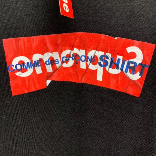 ÁO THUN SUPREME X CDG BOX LOGO SS17 - 2 MÀU TRẮNG ĐEN