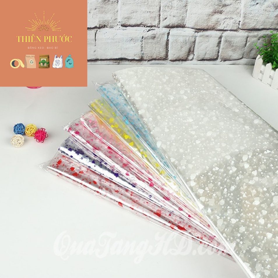 GIẤY KIẾNG GÓI QUÀ LỄ TẾT - TRONG SUỐT, HOA VĂN, ĐỦ MÀU... (Size 60x80cm)