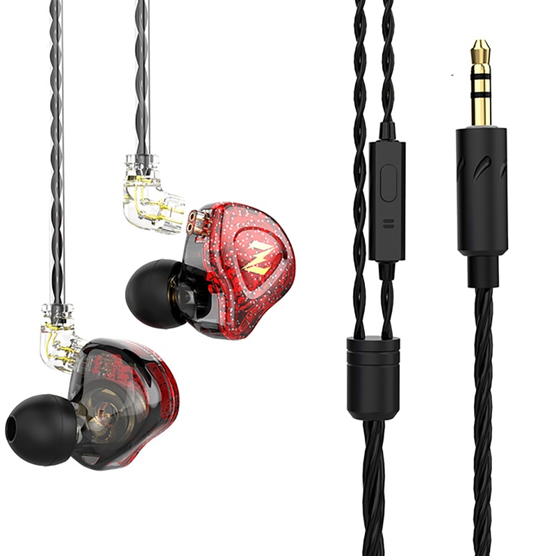 Tai Nghe Nhét Tai Có Dây Âm Thanh Siêu Trầm Kèm Mic Cho Điện Thoại / Máy Tính