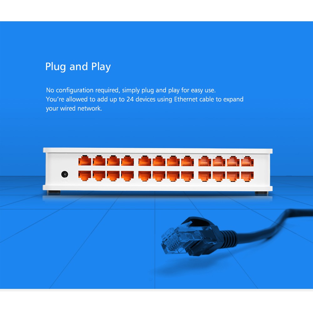 TotoLink SW24D - Switch 24 Cổng Tốc Độ 10/100Mbps - Hàng Chính Hãng