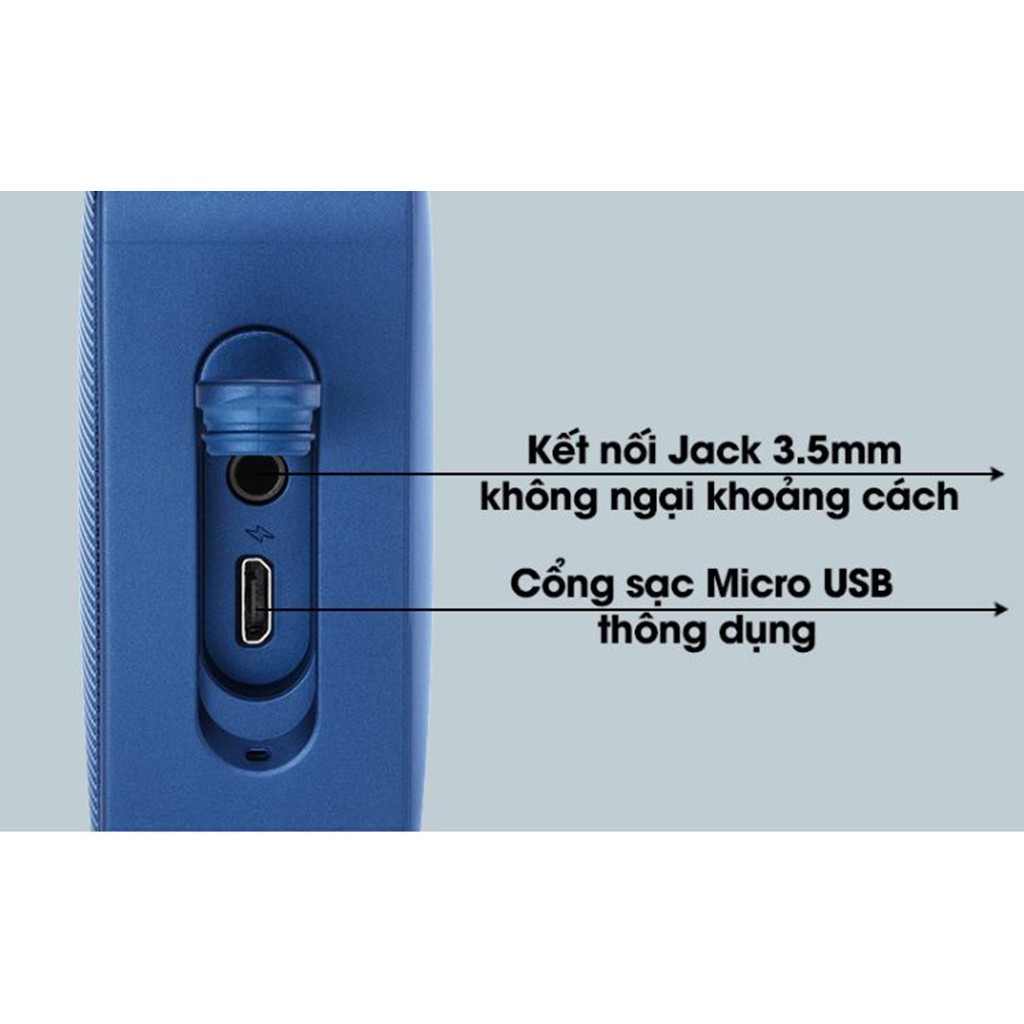 Loa Bluetooth JBL Go 2 FULLBOX 100%, Chống nước tiêu chuẩn IPX7