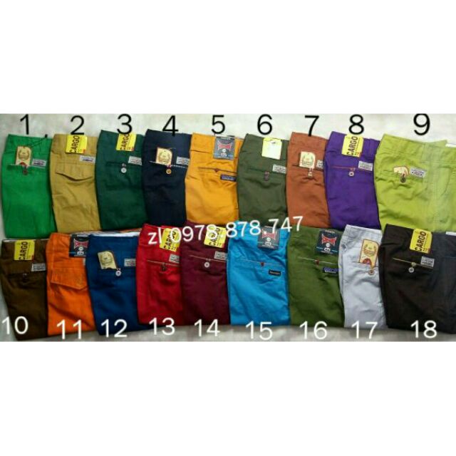 Quần short Kaki nam