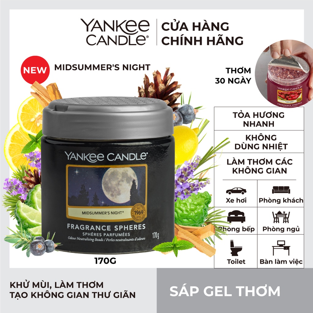 Sáp Gel Thơm Yankee Candle - Midsummer's Night (170g)