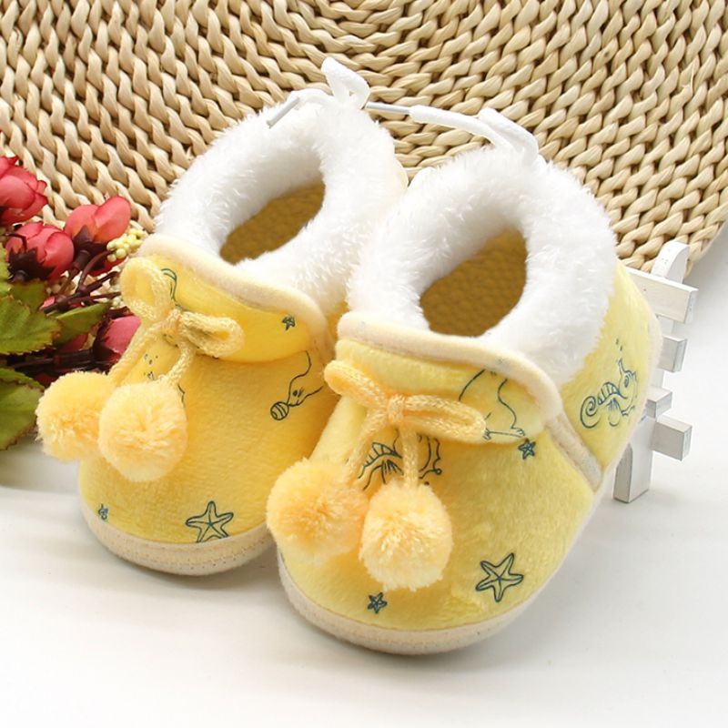 Giày bốt giữ ấm mùa đông cho em bé 0-18 tháng
