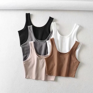 Áo croptop sát nách thiết kế hợp thời trang cho nữ