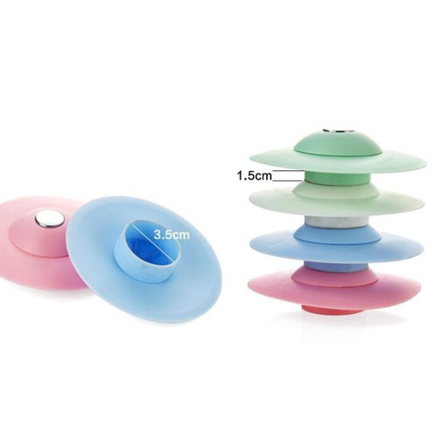 Nắp Đậy Bồn Rửa chén bằng silicon 2 trong 1 tiện lợi , nắp đậy cống thoát nước