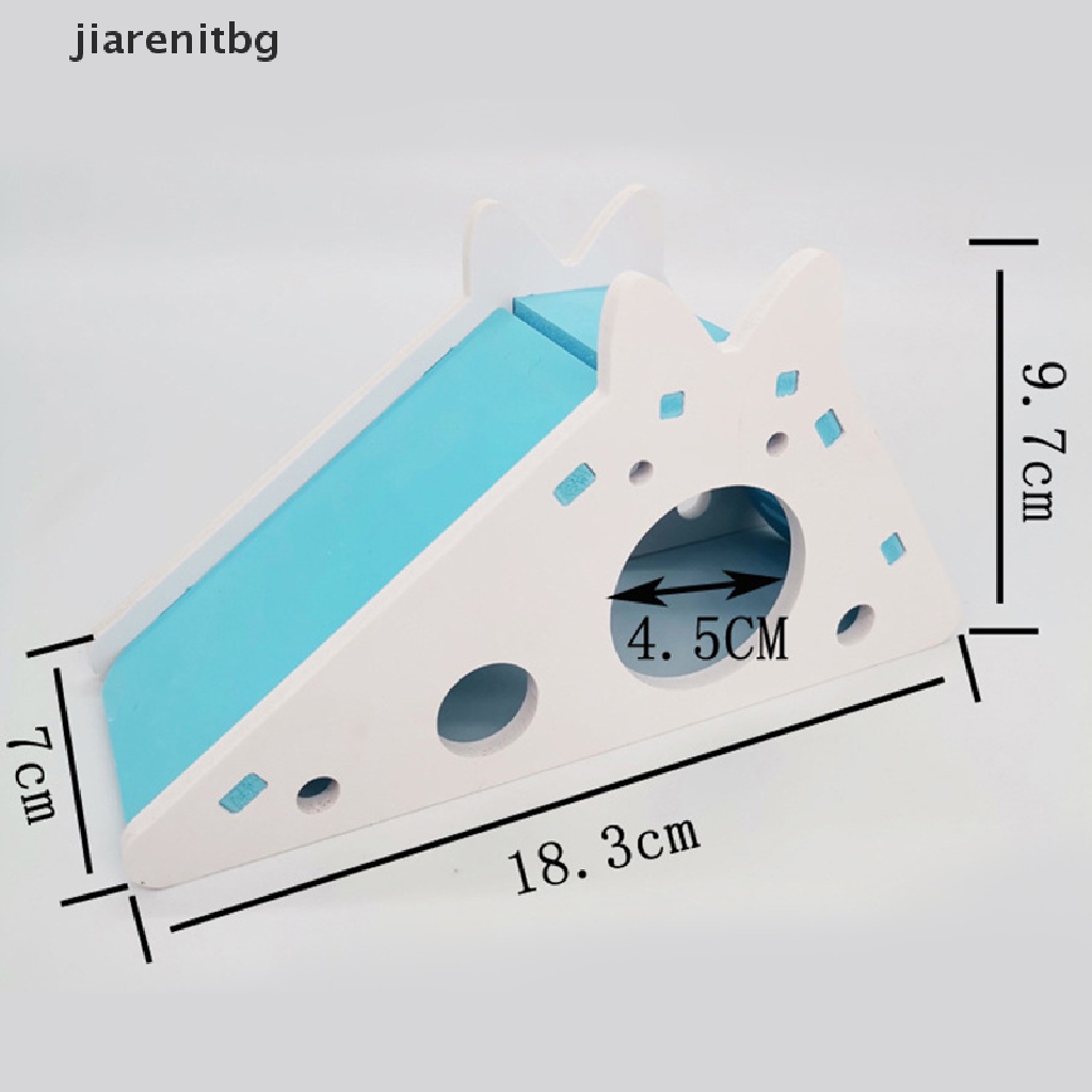 Đồ chơi nhà cầu trượt lắp ráp thoáng khí ngộ nghĩnh dành cho hamster/chuột lang