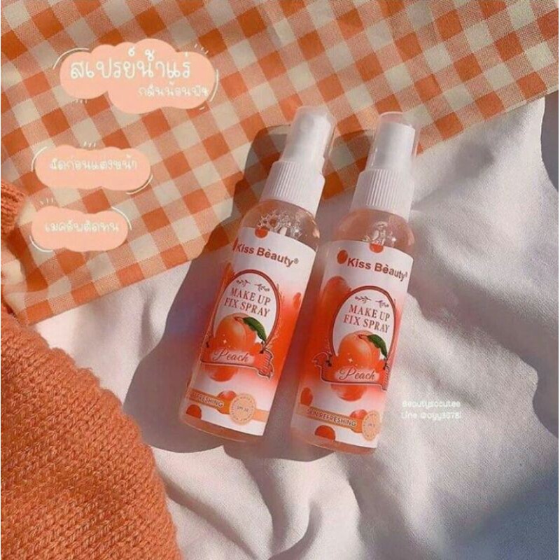 🍑 Xịt Khoáng Đào CẤP ẨM - KIỀM DẦU - CỐ ĐỊNH LỚP MAKEUP Kiss Beauty 🍑 | BigBuy360 - bigbuy360.vn