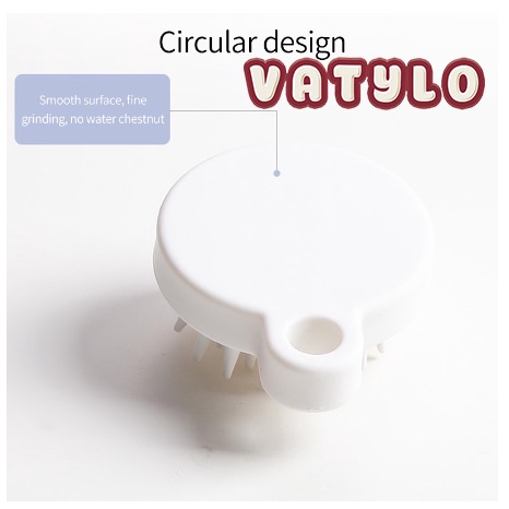 Lược gội đầu bằng silicon mát xa da đầu giảm rụng kích thích mọc tóc DC25