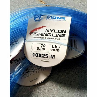 1 cuồn dây cước câu cá 250m dây0.4mm  0.7mm và 0.8mm pioneer