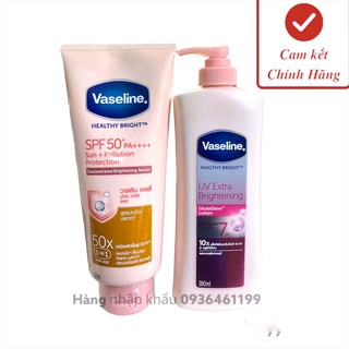 Vaseline 10x 320ml sữa dưỡng thể trắng da vaseline 10x có vòi