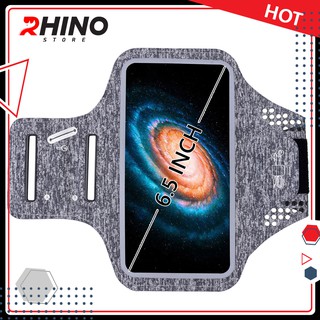Bao, Túi đựng Điện Thoại tới 6.5 Inch Đeo tay chạy bộ Rhino B101 Kháng nước, chống thấm, có thể cắm tai nghe