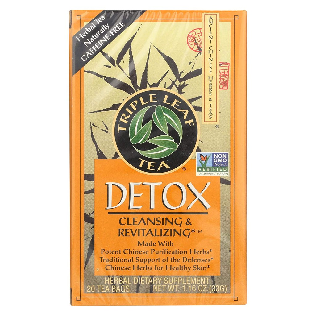Trà Thảo Mộc Giúp Thải Độc Triple Leaf Tea Detox Tea 20 túi