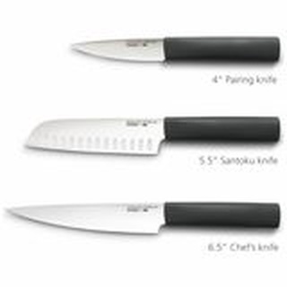 Set thớt kèm dao Joseph Joseph - Bộ 3 thớt 3 dao kháng khuẩn JOSEPH JOSEPH NEST BOARDS PLUS 60194