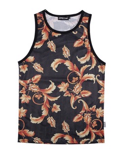 Áo tanktop lưới in