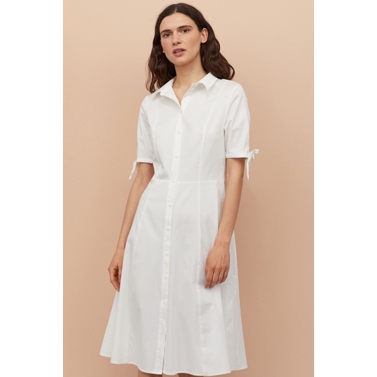 Đầm Midi chất kate thun co giãn HM