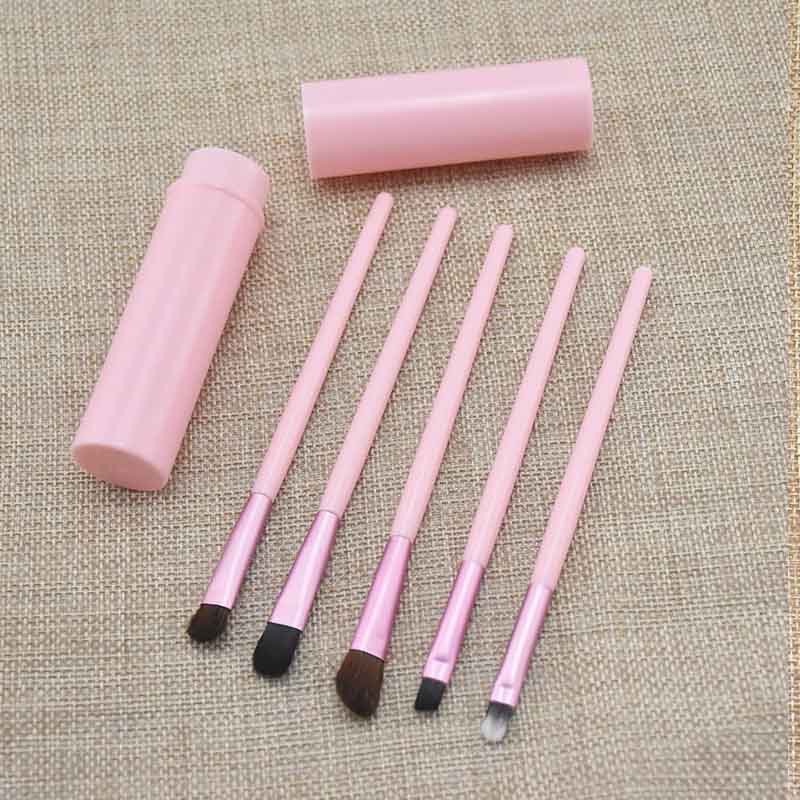 Bộ Cọ Trang Điểm Phấn Mắt Mini Thiết Kế Hộp Đựng