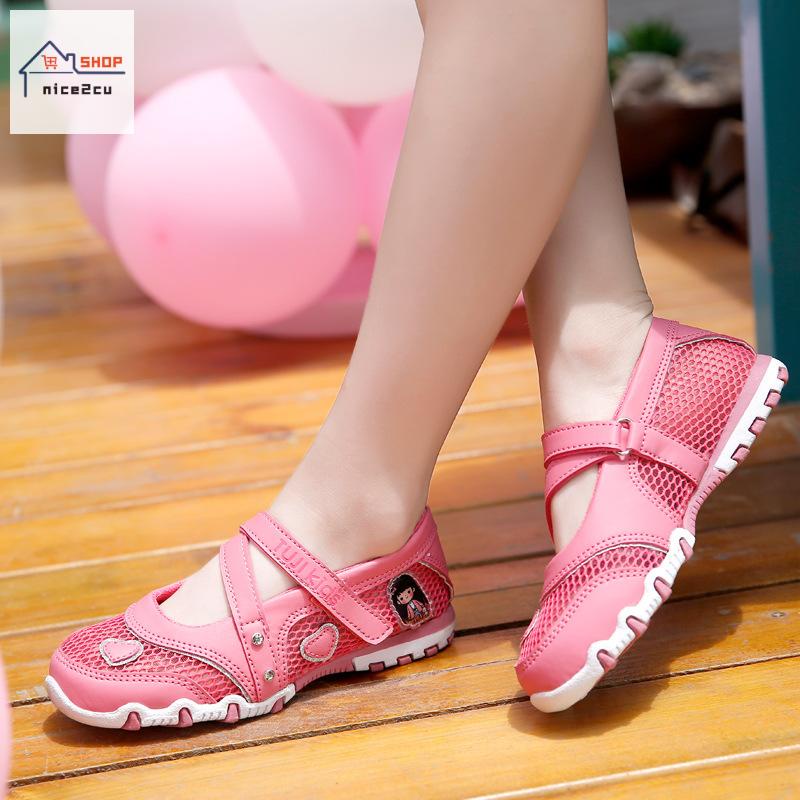 Giày Sandal Công Chúa Màu Hồng Thời Trang Mùa Hè 2022 Cho Bé Gái Biểu Diễn Múa