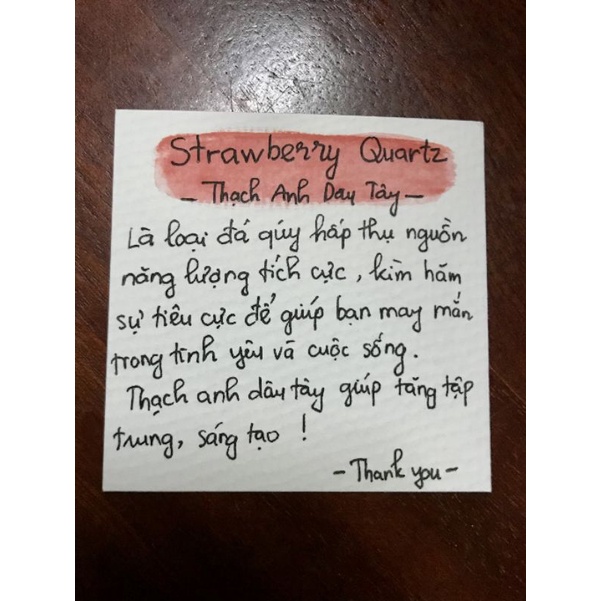 Vòng cổ macrame strawberry quartz thiết kế handmade